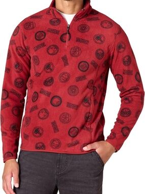 Amazon Essentials Marvel Polar Fleece Quarter-Zip Jacket NEW